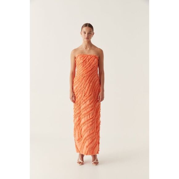 Aje Orange Maxi Dress - Picture 3 of 12